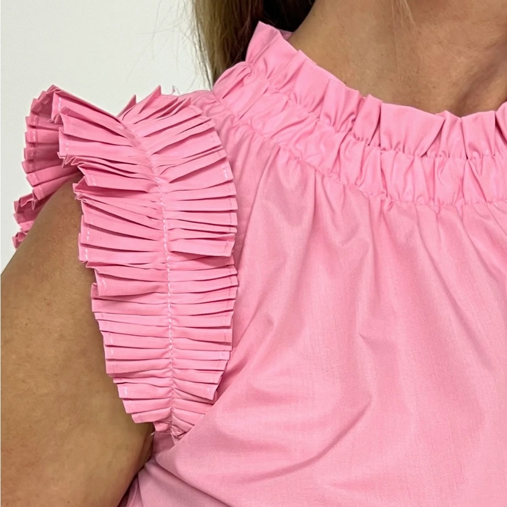 Hudson Gray- PERFECT PARADISE PINK TOP size S - Picture 3 of 9